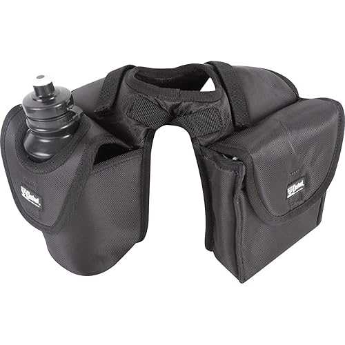 Cashel Company Horn Saddle Bag Bottle and Lunch Holder, Black