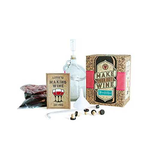 Craft A Brew Making Home Kit - 原料品と不可欠品が揃った飾り気の無いな醸造酒未経験者 - 極まりのぶどう酒醸造酒くぐり抜ける、1 gal、ピノ・グリージョ Craft A Brew Making Home Kit Easy Brew Beginners with Ingredients and Supplies Ultimate Wine Brewer Experienc