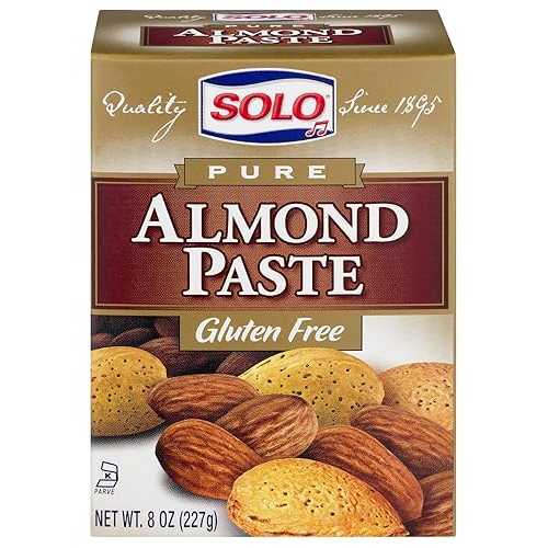 ソロ 扁桃 張り付ける、8 薬局衡オンス 包み (6 個風呂敷き包み) Solo Almond Paste, 8-Ounce Packages (Pack of 6)