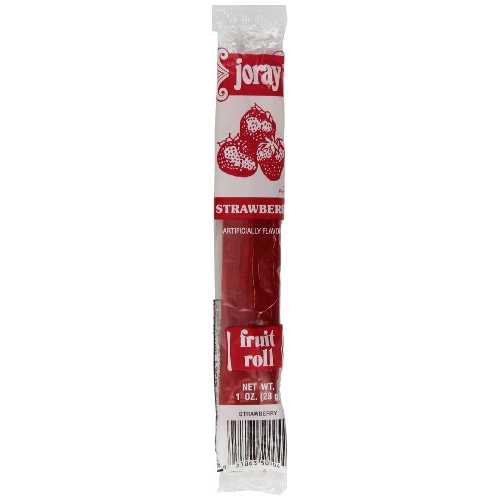 Joray フルーツロール、オランダ苺、0.75 薬局衡オンスユニット (48 個風呂敷き包み) Joray Fruit Roll, Strawberry, 0.75 Ounce Units (Pack of 48)