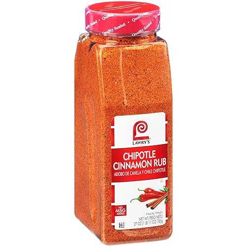 Lawrys Chipotle シナモン ラブ、27 オンス -- 1 ケースあたり 6 個。 McCormick Lawrys Chipotle Cinnamon Rub, 27 Ounce -- 6 per case.｜Glomarket
