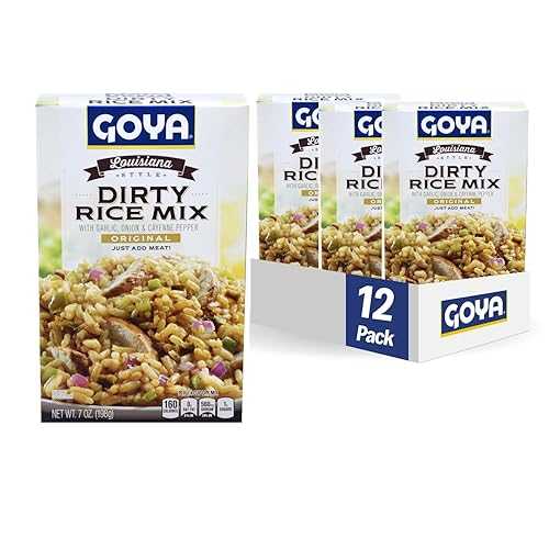 Goya Foods ペリカンの州表現スタイル ダーティライスミックス、7薬局衡オンス (12個風呂敷き包み) Goya Foods Louisiana Style Dirty Rice Mix, 7 Ounce (Pack of 12)