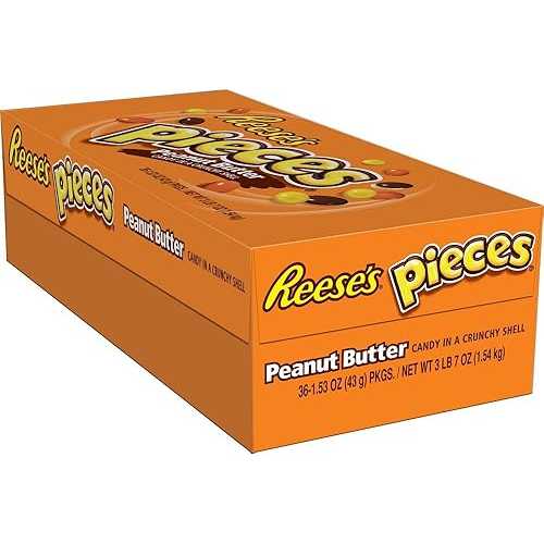 REESE\u0027S Pieces 砂糖菓子、1.53 薬局衡オンス (36 個風呂敷き包み) REESE\u0027S PIECES Candy, 1.53 Ounce (Pack of 36)