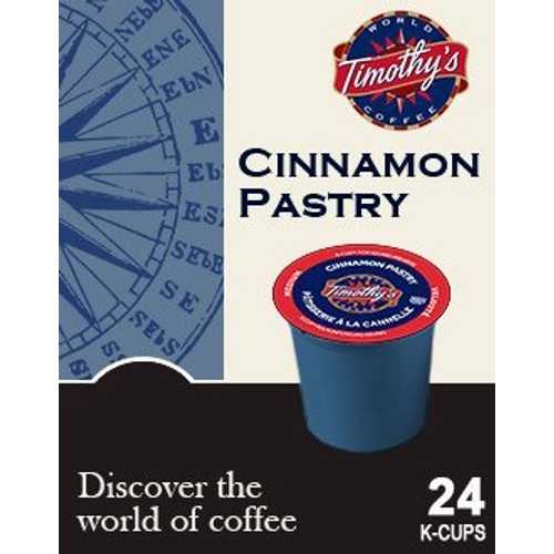 ティモシーズ 世界 珈琲 桂皮 ペストリー K優勝杯 (96 かぞえ上げる) Timothy\u0027s World Coffee Cinnamon Pastry K-Cup (96 count)