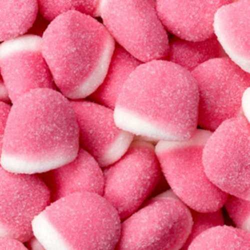 The Nutty Fruit House Strawberry Pufflettes Pink \u0026 White Gummy Bites 5LB Bag by N/A