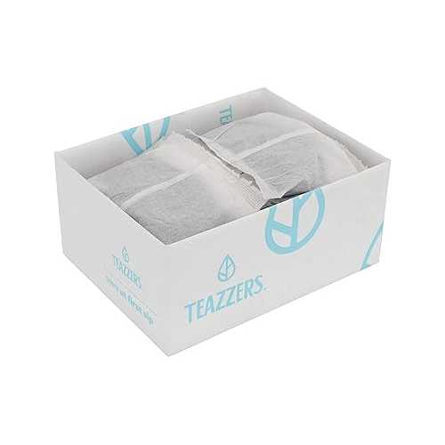 Teazzers Premium Mango Black Tea Bags- Great for Foodservice Commercial Ice Tea Brewers / Unsweetened USA-Made Bulk Green Tea for Restaurants, Caf・・s \u0026 Home Brewing (2 Ounce, 48 Count) Teazzers Premium Mango Black Tea