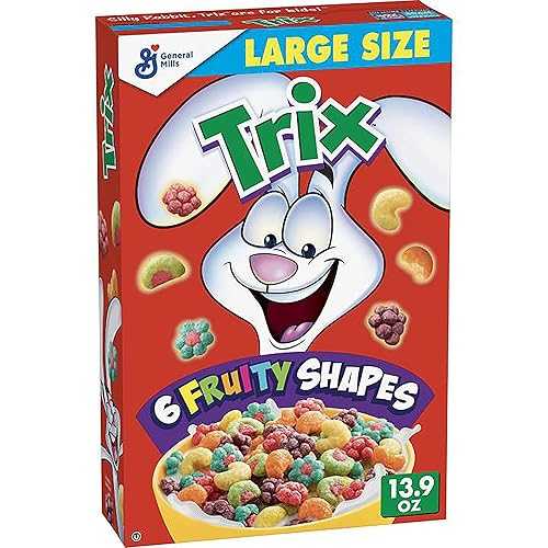 Trix, 禾穀類、フルーツ味わいの玉蜀黍パフ、10.7 薬局衡オンス Trix, Cereal, Fruit Flavored Corn Puffs, 13.9 薬局衡オンス (Pack of 10)