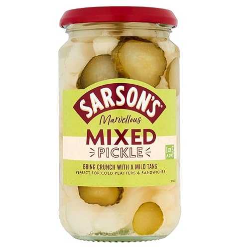 Sarsons Mixed Pickle 460g (Pack of 2) Hayward\u0027s Sarsons Mixed Pickle 460g (Pack of 2)