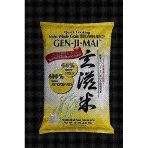 Gen Ji Mai ニュートリ全粒玄米 (15重量ポンド) Gen Ji Mai Nutri-Whole Grain Brown Rice (15重量ポンド)