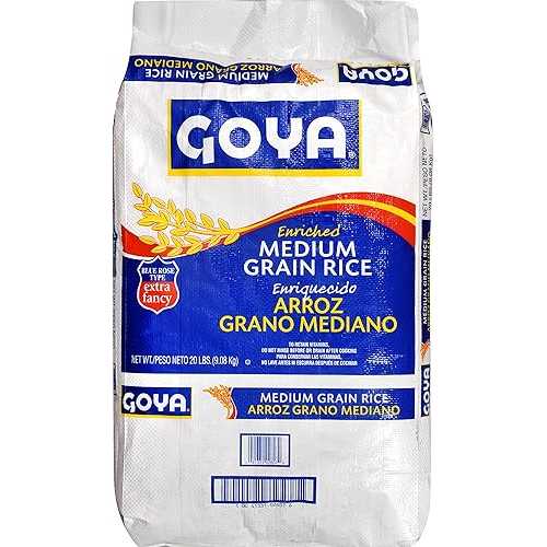 Goya Foods Enriched Medium Grain Rice, 20 Pound (Pack of 1)