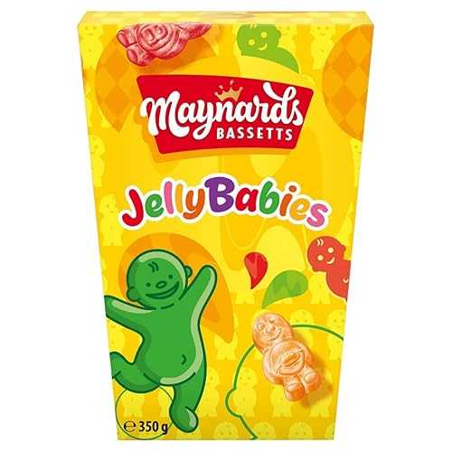 Bassett\u0027s Maynards Bassetts Jelly Babies Sweets Carton 350g (Pack of 4)