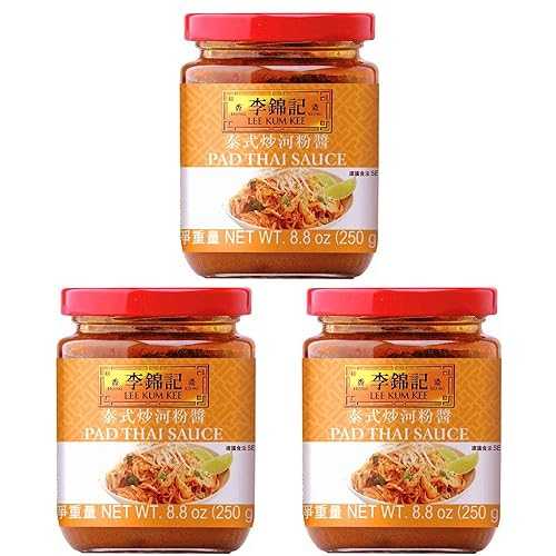 リークムキーパッド 五分五分出どころ 250g×3本 Lee Kum Kee Pad Thai Sauce 8.8 OZ (250 g) x 3 Bottle