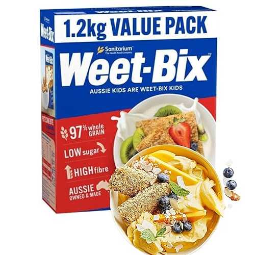 Sattie 97% Whole Grain (1.12kg) By Sanitarium Health Food Company Australia. Low インチ Sugar._AB