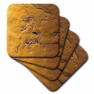 3dRose Archaeopteryx from The Jurasic Germany - Ceramic Tile Coasters, Set of 4 (CST_16715_3)