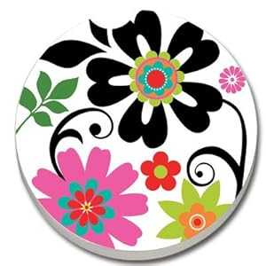Absorbent Stone Metro Bold Car Coaster (Set of 2) Counterart Absorbent Stone Metro Bold Car Coaster (Set of 2)