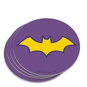 バットマン バットガール ロゴ ノベルティ コースター セット GRAPHICS & MORE Batman Batgirl Logo Novelty Coaster Set