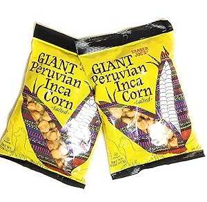 トレーダージョーズ ジャイアントペルーインカコーン塩漬けカリカリスナック 8オンス - 8個パック Trader Joe's Trader Joes Giant Peruvian Inca Corn Salted Crunchy Snack 8 Oz - PACK OF 8