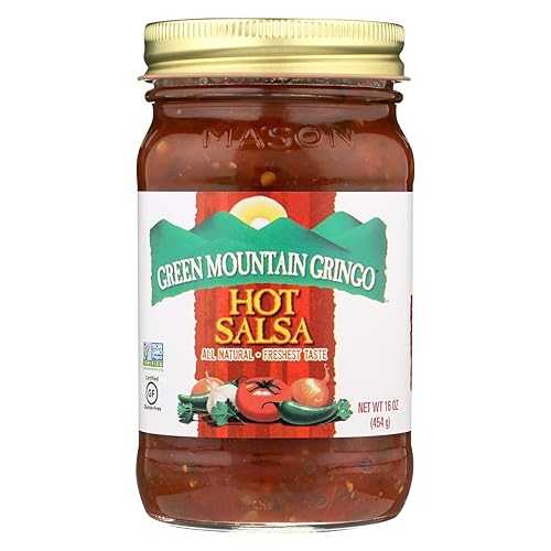 緑であること牟礼サルサ、熱っぽい、16薬局衡オンス(6個風呂敷き包み) Green Mountain Coffee Roasters Green Mountain Salsa, Hot, 16-Ounce (Pack of 6)