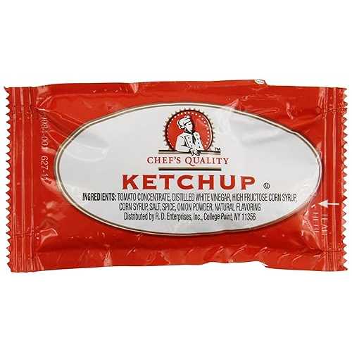 シェフズクオリティ ケチャップ 1000個 Chef\u0027s Quality Tomato Ketchup, 1000 Count