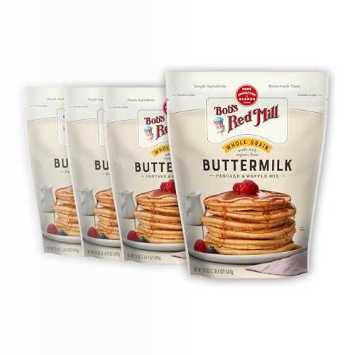 Bob\u0027s Red Mill Organic Buttermilk Pancake \u0026 Waffle Mix, 24薬局衡オンス (Pack of 4) - Kosher