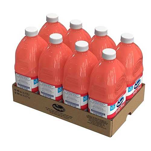 Ocean Spray Ruby Red Grapefruit Juice, Foodservice, 60薬局衡オンス Bottles (Pack of 8)