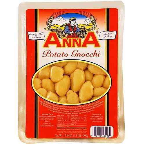 アンナ - イタリアンポテトニョッキ、(4) - 17.5 薬局衡オンス 包み Anna - Italian Potato Gnocchi, (4)- 17.5 薬局衡オンス. Pkgs