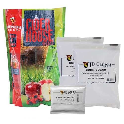 サイダーハウスセレクト マンゴーピーチサイダー営造一揃いの道具 (5.3重量ポンド) The Homebrew Shop Cider House Select Mango Peach Cider Making Kit (5.3 重量ポンド)