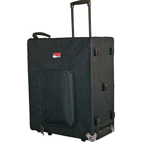 Gator Cases Lightweight Guitar Amplifier Case with Pull Handle and Wheels; Fits 2x12 Combo Amps (G-212A)