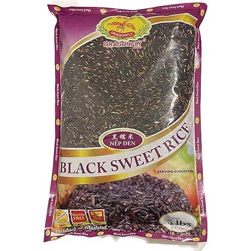 Dragonfly Black Sweet Rice, 5-Pound, 80.0Ounce