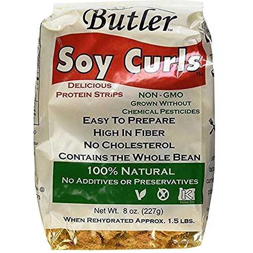 バトラーソイカール、8薬局衡オンス 御徒面子(6個入り口・入口) Butler Foods Butler Soy Curls, 8 薬局衡オンス. Bags (Pack of 6)