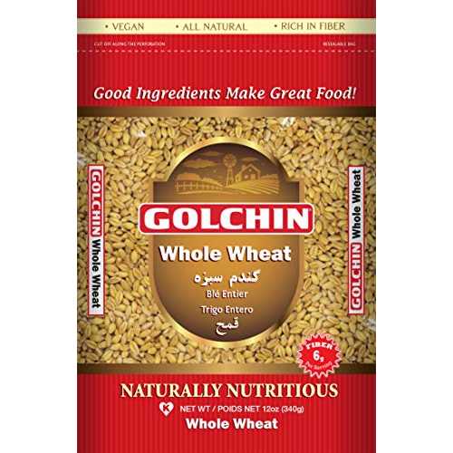 ゴルチン、菜食主義者、全粒唐きび、12 薬局衡オンス (3 風呂敷き包み)、 Golchin, Vegetarian, Whole Wheat, 12 薬局衡オンス (3pk),
