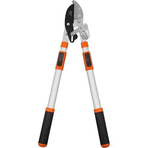 Zenport LRT11 Telescopic Ratchet Anvil Lopper, 23.5-Inch to 35.8-Inch, Box of 12
