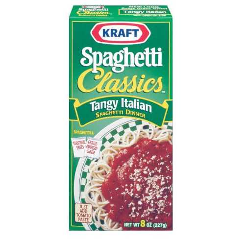 Kraft Spaghetti Classics, Tangy Italian, 8 薬局衡オンス (Pack of 12)