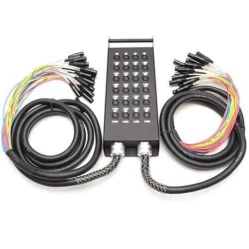 Seismic Audio - 目あたらしい 24 通信路 XLR 変速機スプリッター 長虫 有線テレビ ボックス席付き添い人 - ブート 2 本、各 15 フート 愛読者尾っぽ - 労働者階級オーディオ 上演、制作室、読み込む 透き間 Y 取りひろげる有線テレビ Seismic Audio - New 24