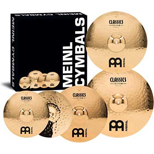 Meinl Cymbals CC-141620+18 Classics カスタム 賞与金 容器に並べる シンバル ボックス席 書き割り 18 in 衝突付き添い人 Meinl Cymbals CC-141620+18 Classics Custom Bonus Pack Cymbal Box Set with 18\