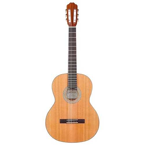 Kremona Soloist S65C Full-Size Classical Guitar Solid Cedar Top Nylon String Guitar Handmade インチ Europe Gig Bag Included