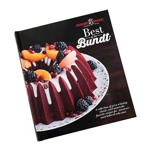 Nordic Ware Best of the Bundt Baking Book, Original Bundt Cake Recipe Book, Multicoloured Bundt Cookbook