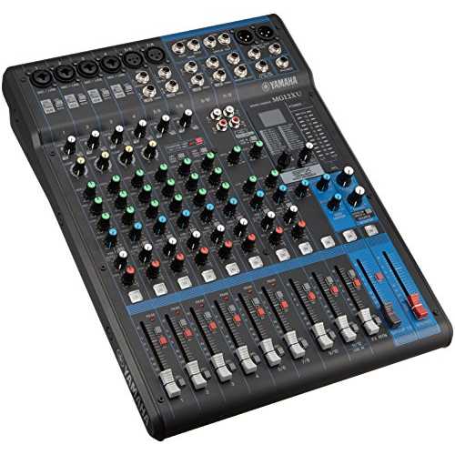 ヤマハ MG12XU 12インプット4二階建てバスミキサー(体裁付き添い人) Yamaha MG12XU 12-Input 4-Bus Mixer with Effects