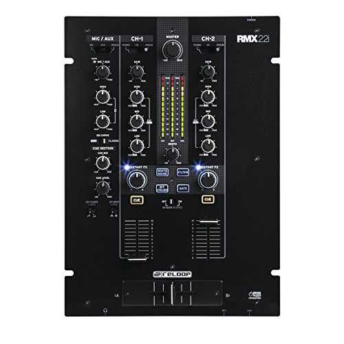 Reloop RMX-22I 2+1 デジタル FX ミキサー iPad 透き間繋ぎ合わせる相応う Reloop RMX-22I 2+1 Digital FX Mixer With iPad Split Connection