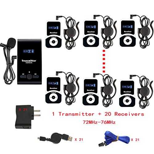 EXMAX ATG-100T 72-76MHz ワイヤレスツアーガイド通訳者トランスミッターマイク書き換える取り合わせ組織宗教用組織宗教等しく通訳者受けつたえる話し合い旅する(1トランスミッター20受信システム) EXMAX ATG-100T 72-76MHz Wireless Tour Guide Interpreter Transmitter Microphone Translation Sy