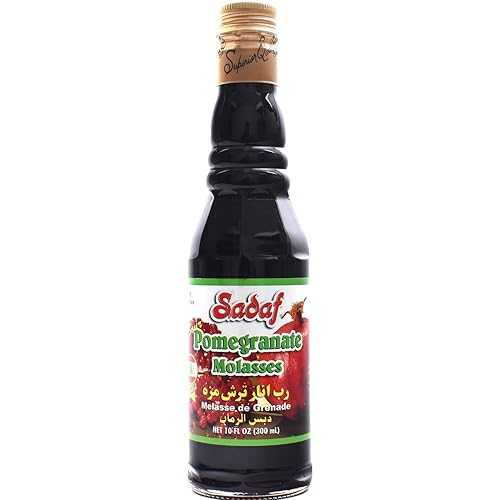 Sadaf ざくろ糖蜜 by Sadaf Sadaf Pomegranate Sour Paste - Pomegranate Molasses - Dark Red Syrup - 10 fl 薬局衡オンス (3 Pack)