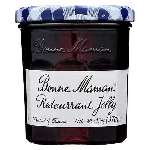 ボンヌ ママン ジェリィ - 赤房すぐり - 6~13 薬局衡オンスの入れもの Bonne Maman Jelly - Red Currant - Case of 6-13 薬局衡オンス.