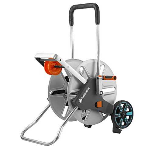 ガーデナ メタルフロストプルーフM手押し車+配管、お引き回し 18550 Gardena 18550 Metal Frost Proof M Cart + Hose, Guide