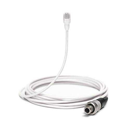 Shure TL47W/O-LEMO-A TwinPlex Omnidirectional Subminiature Lavalier Microphone, White, with LEMO Connector and Accessories