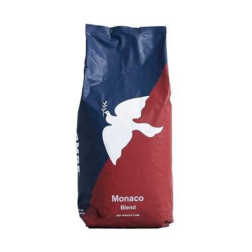 La Colombe Monaco Medium Roast Whole Bean Coffee - Notes of Milk Chocolate, Graham Cracker, Black Cherry, 5 Pound (Pack of 1)