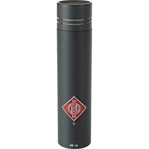 Neumann KM185 ハイパーカーディオイド コンデンサー マイクロホン 引っ敷き 黒いこと Neumann KM185 hypercardioid condenser mic Matte Black