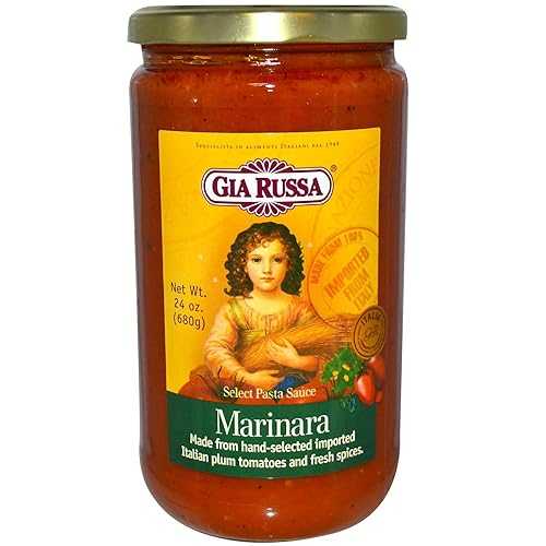 Gia Russa 選りわける マリナラ パスタ出どころ、24 薬局衡オンス瓶 (6 個風呂敷き包み) Gia Russa Select Marinara Pasta Sauce, 24-ounce Jars (Pack of 6)
