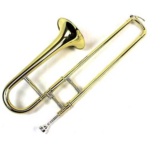 新品 Bb ミニトロンボーン 容れものと二十日鼠天下太平付き添い人 - ゴールド漆仕上 Diginex Gold Lacquer Finish Bb Mini Trombone with Case and Mouthpiece