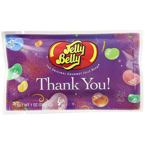 Jelly Belly \"Thank You\"" ジェリービーンズ、アソートフレーバー、1 薬局衡オンス、30 容器に並べる Jelly Belly \""Thank You\"" Jelly Beans, Assorted Flavors, 1-薬局衡オンス, 30 Pack"