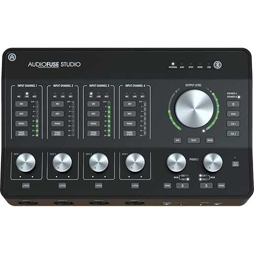 Arturia AudioFuse Studio USB オーディオ インター人間の顔 Arturia Audiofuse Studio Audio Interface